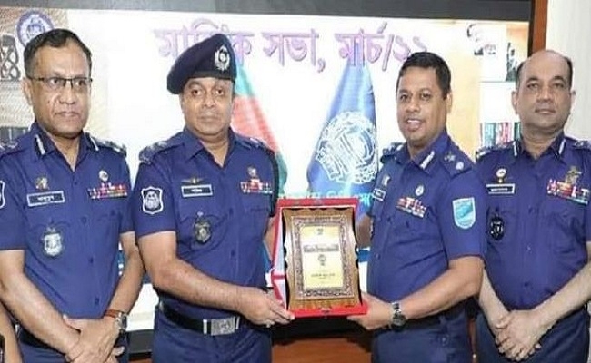 ৭ম বারের মতো শ্রেষ্ঠ হলেন গাজীপুরের পুলিশ সুপার 